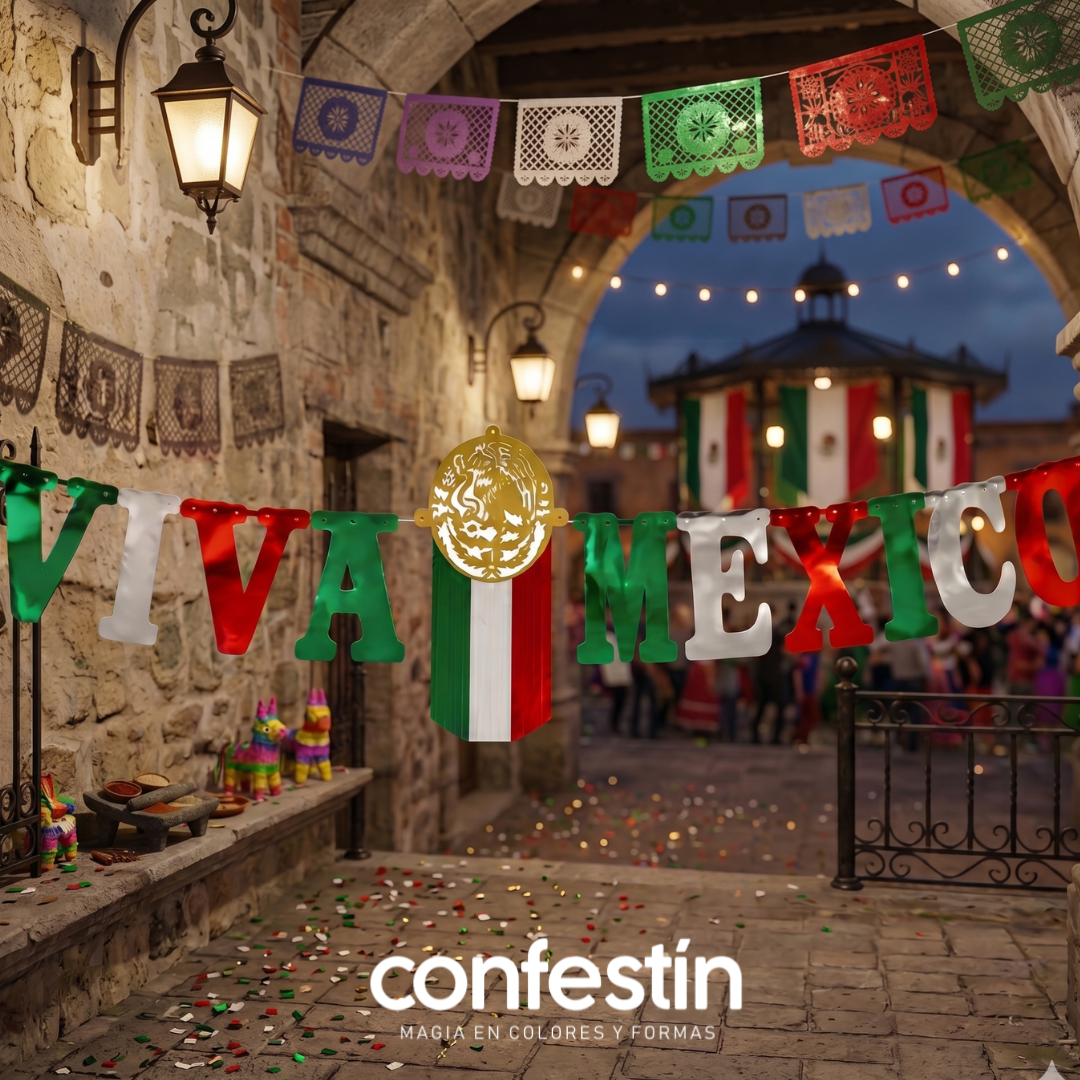 Letrero VIVA MEXICO