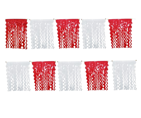 Enramada de Barbitas Plástico - Rojo