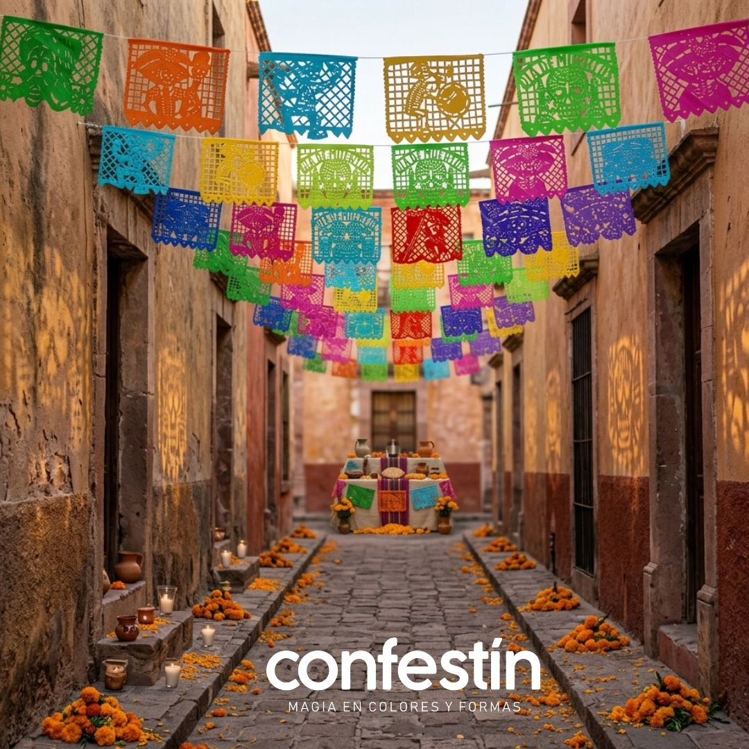 Enramada Día de Muertos (plástico)