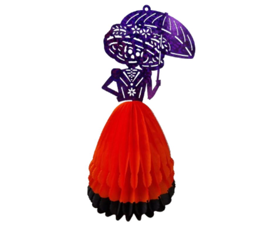 Catrina con sombrilla