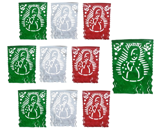 Enramada Hawaina Virgen de Gudalupe - Plástico