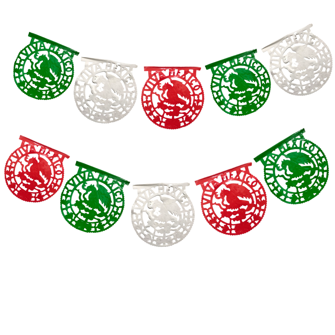 Enramadas de Blonda "Viva México" - Plástico