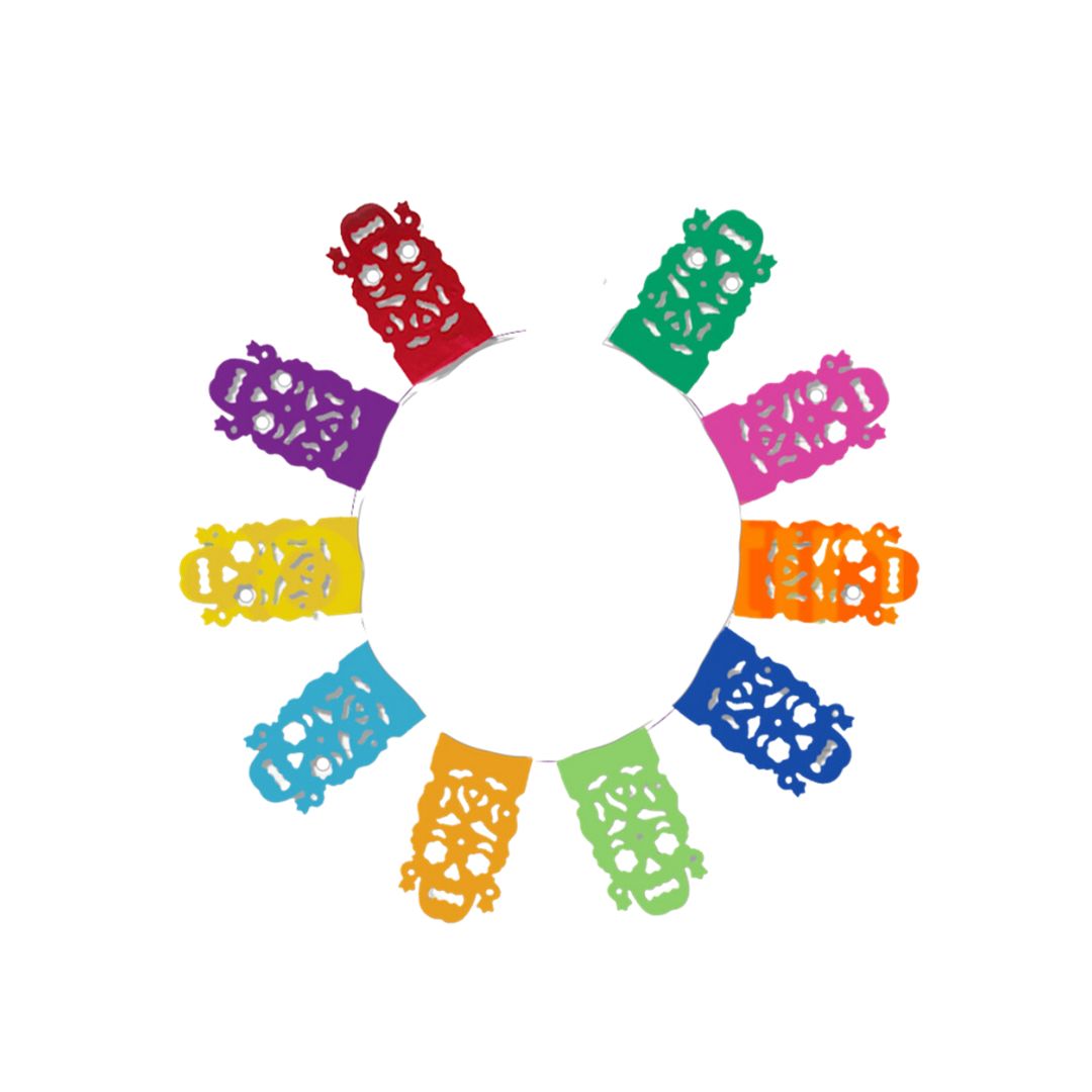 Enramada mini de Día de Muertos - Papel