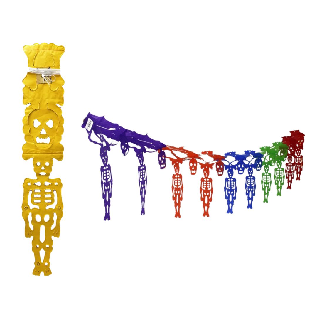 Festón de papel - Día de muertos