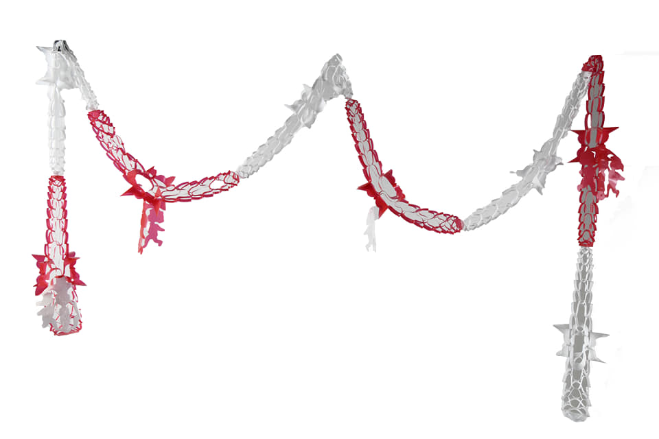 Cadena sencilla metálica 14 de febrero