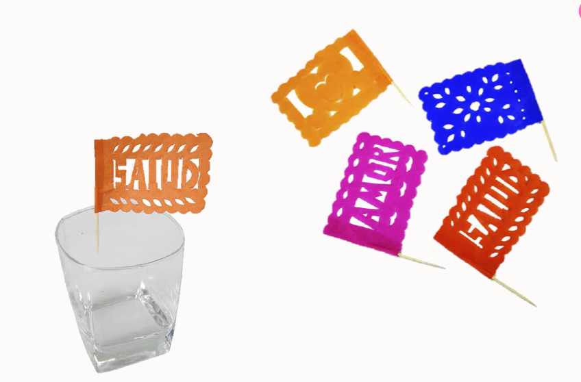 Banderitas cocteleras