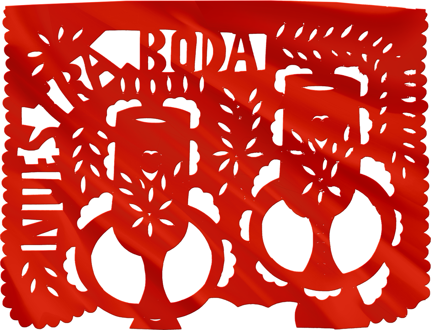 Enramada boda mexicana (plástico)