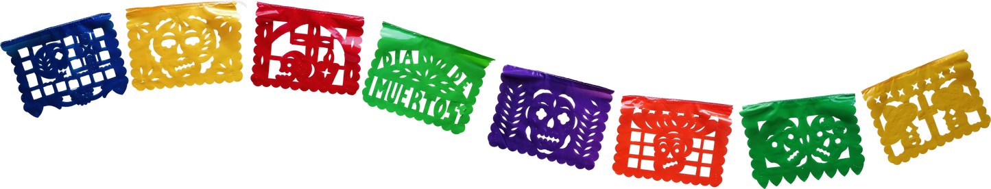 ENRAMADA MINI “DÍA DE MUERTOS” PLÁSTICO