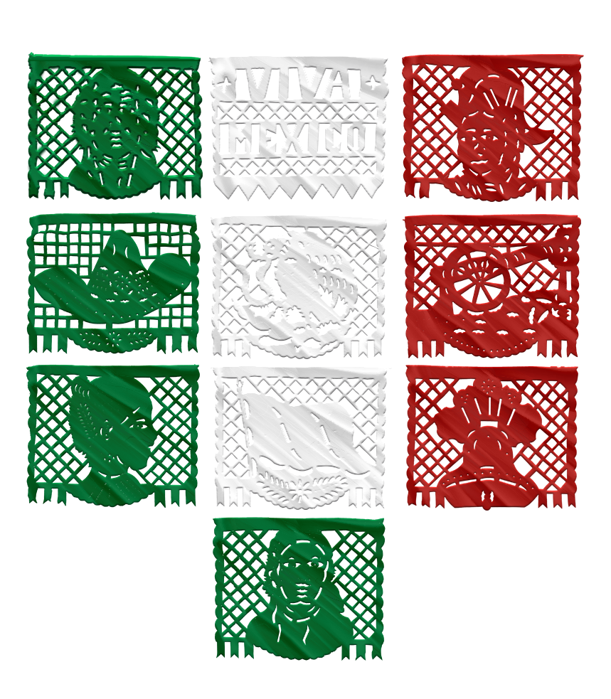 Enramada "fiestas patrias" (plástico)