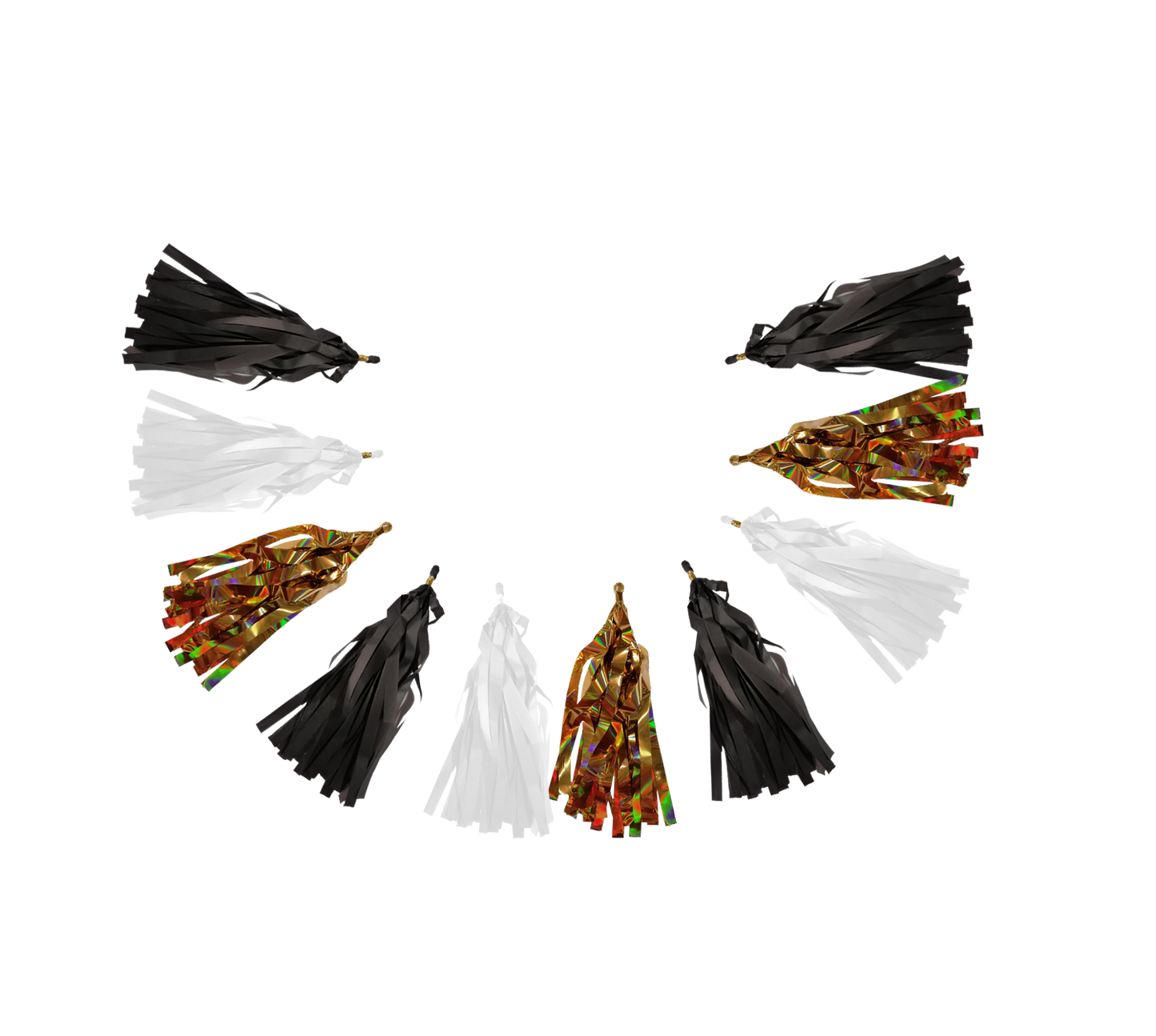Tira de pompones para graduación