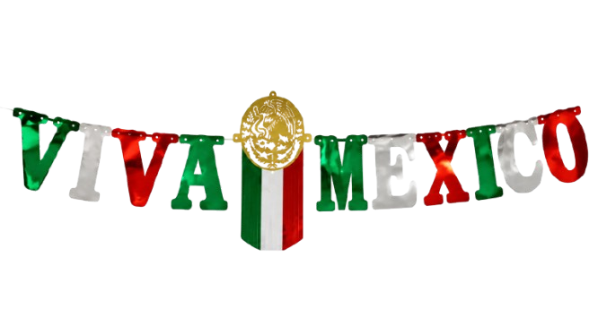 Letrero VIVA MEXICO