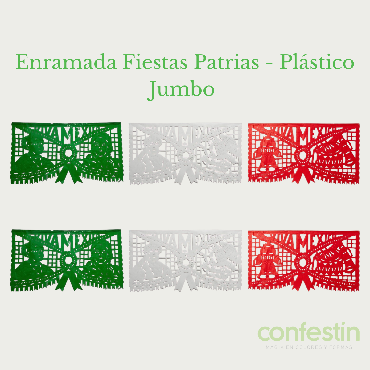 Enramada Fiestas Patrias - Plástico Jumbo