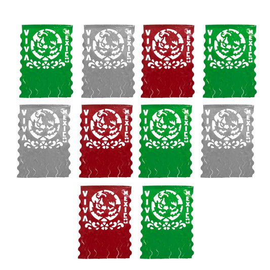 Enramada Hawaiana "Viva México" - Plástico