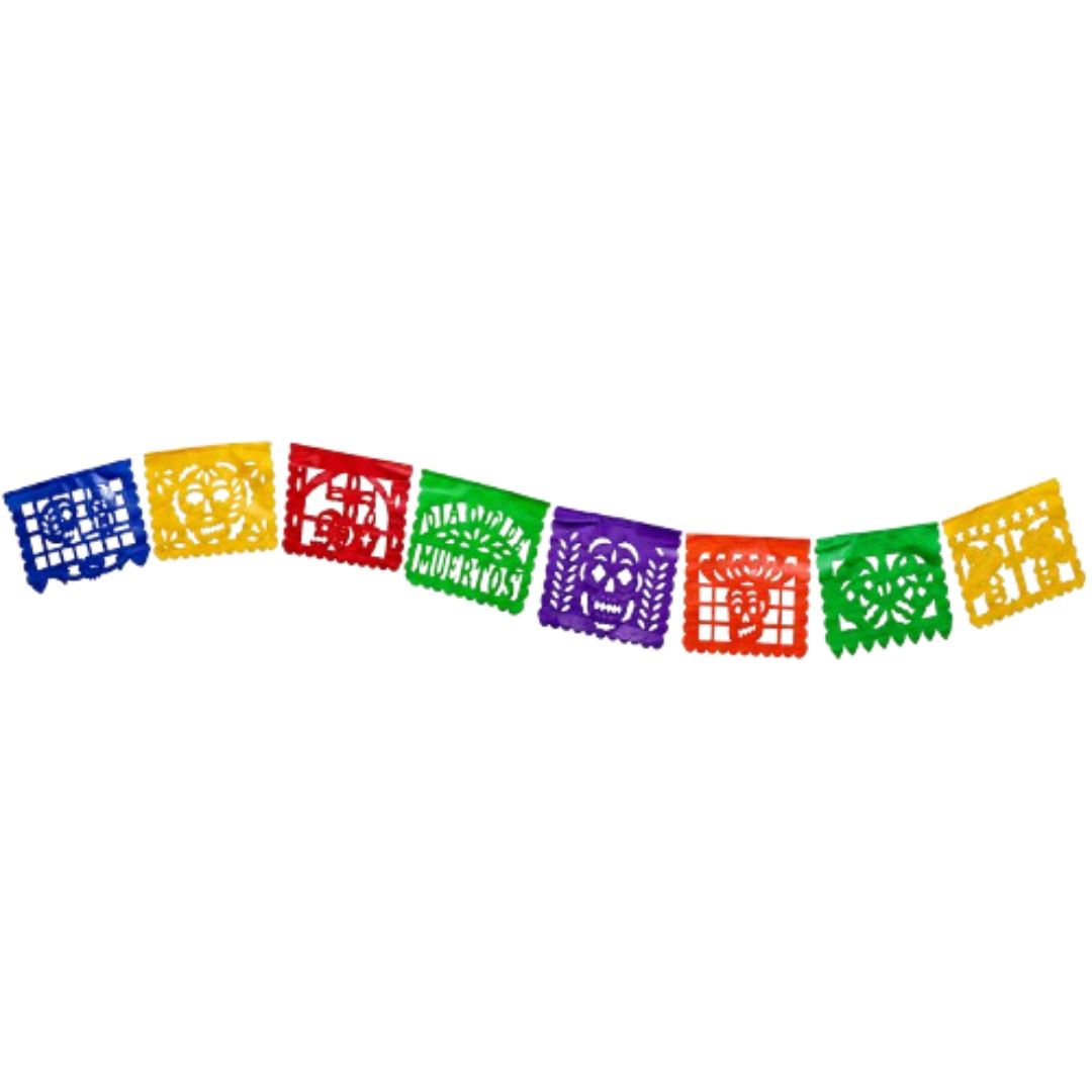 ENRAMADA MINI “DÍA DE MUERTOS” PLÁSTICO