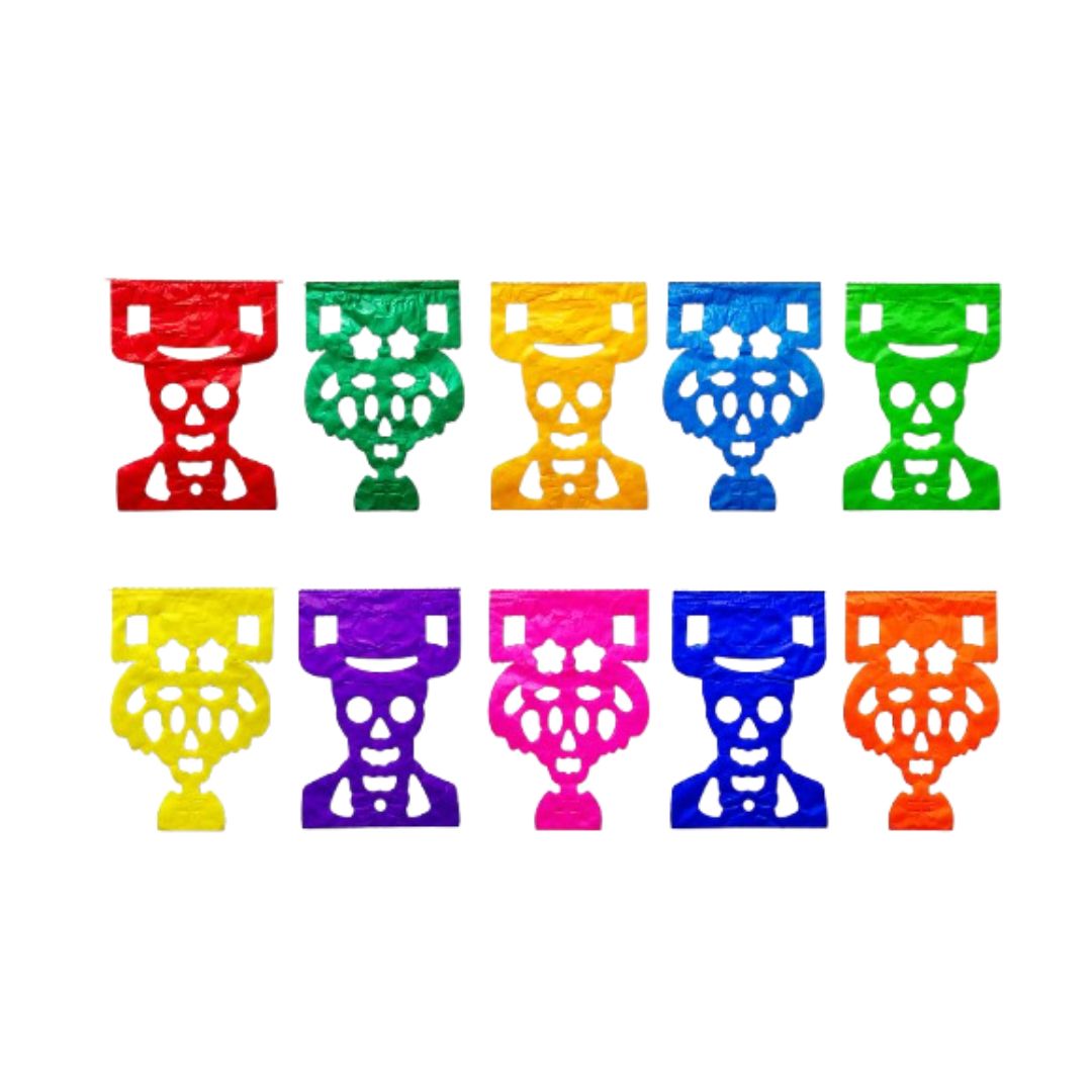 Enramada mini de Día de Muertos - Papel