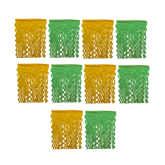 Enramada Barbitas Verde con Amarillo