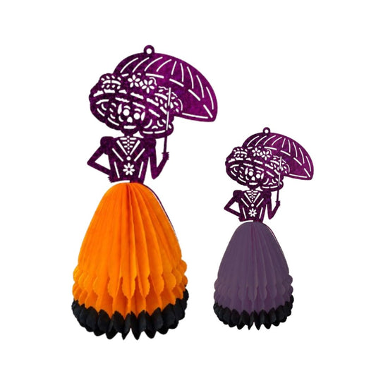Catrina con sombrilla