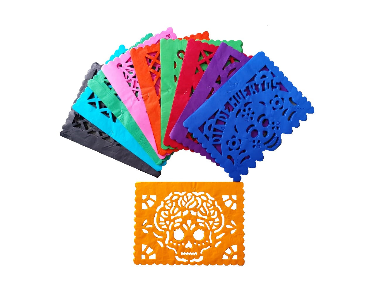 Millar De 18 De Pliego Día De Muertos Papel Picado Confestín 2520